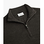 PP2J00014C Profuomo pullover half zip dark brown