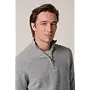 PPXJ30047C Profuomo pullover half zip grey