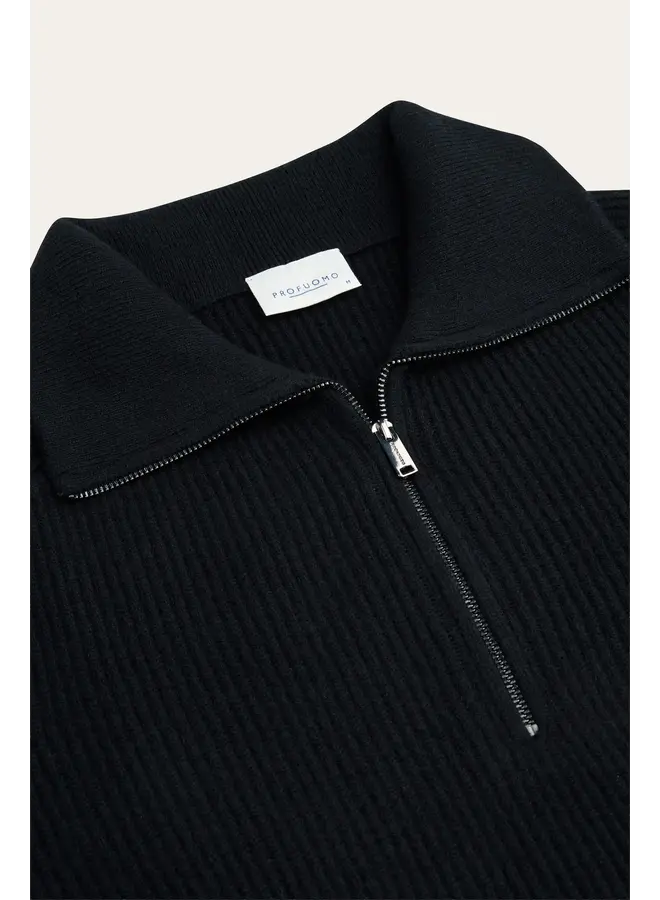 PPXJ30058A Profuomo pullover half zip navy