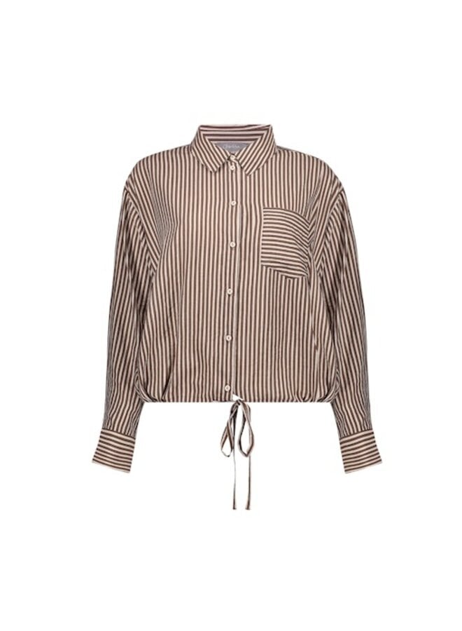 63711-20 775 Geisha blouse brown/sand