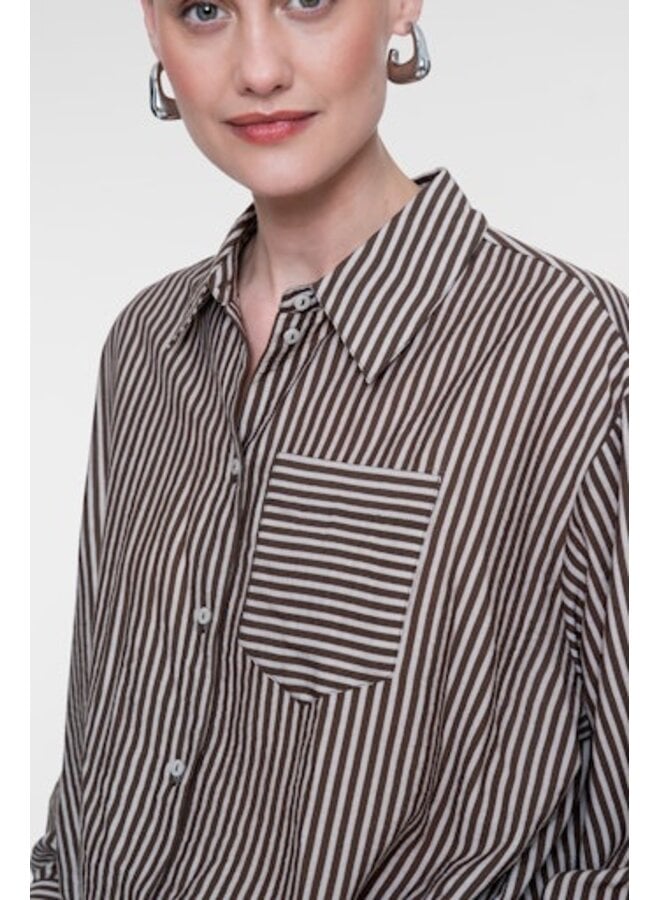63711-20 775 Geisha blouse brown/sand