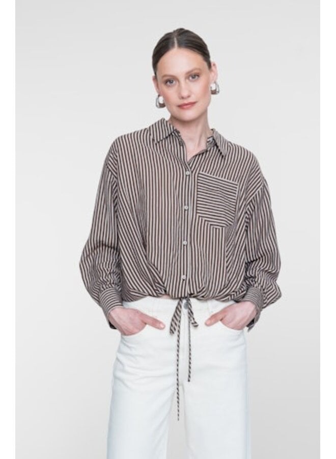 63711-20 775 Geisha blouse brown/sand