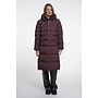 Hudson.7002612 Rino en Pelle Padded coat with detachable collar Fudge cloak