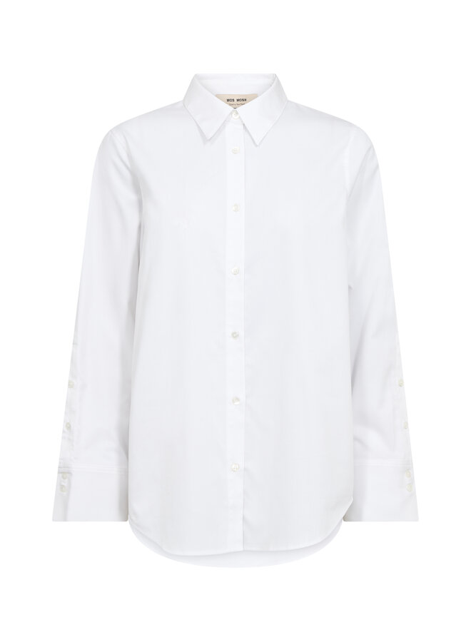 182350 101 MosMosh MMWinola Cotton Twil Shirt White