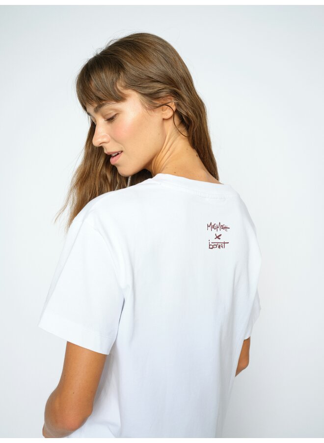 180640 101 MosMosh MMBernat O-SS Tee White