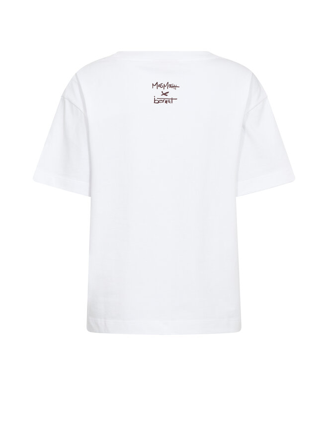 180640 101 MosMosh MMBernat O-SS Tee White