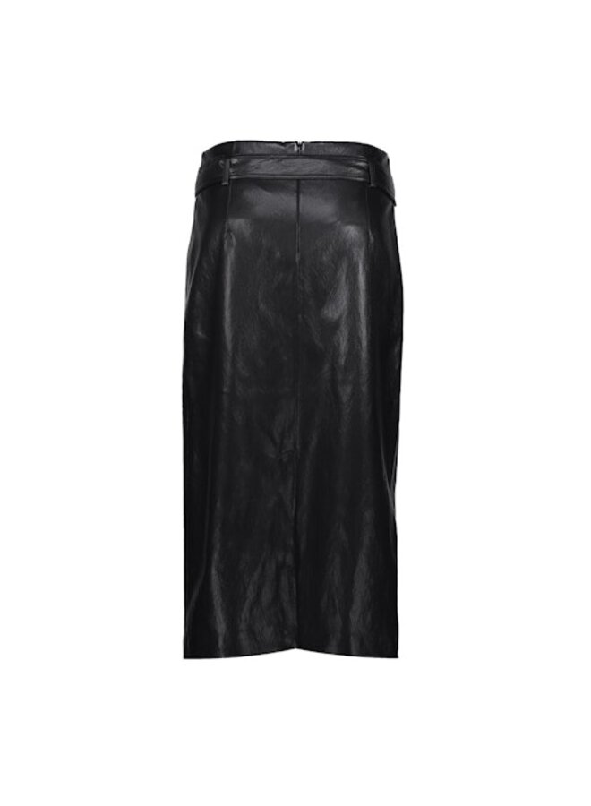 66535-19 785 Geisha Skirt pu dark brown