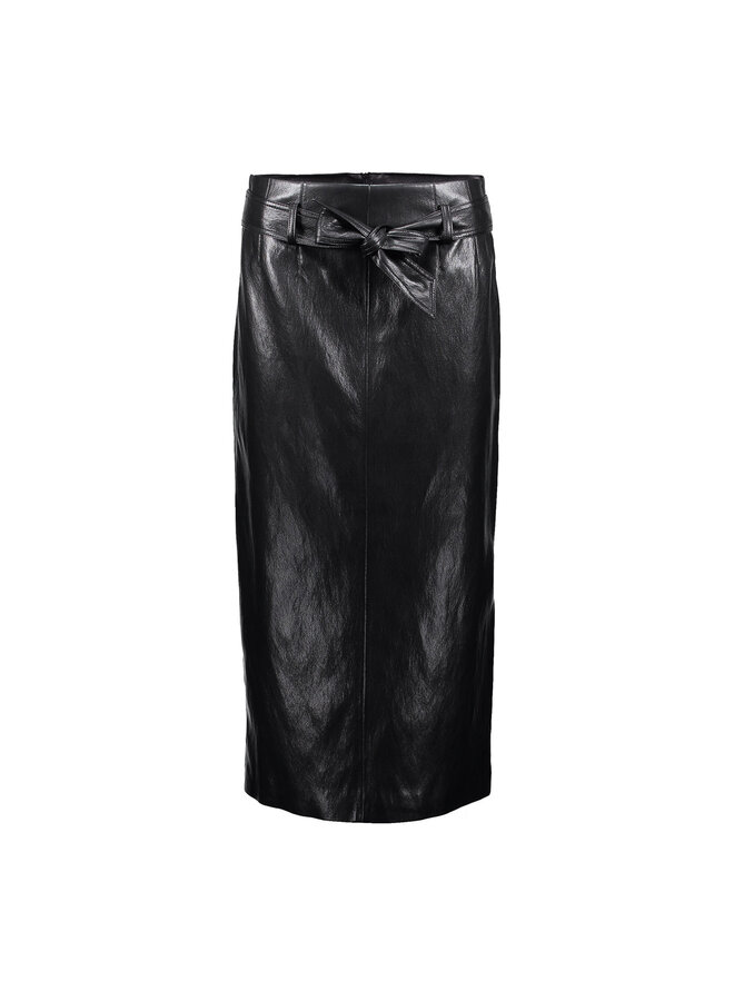 66535-19 785 Geisha Skirt pu dark brown