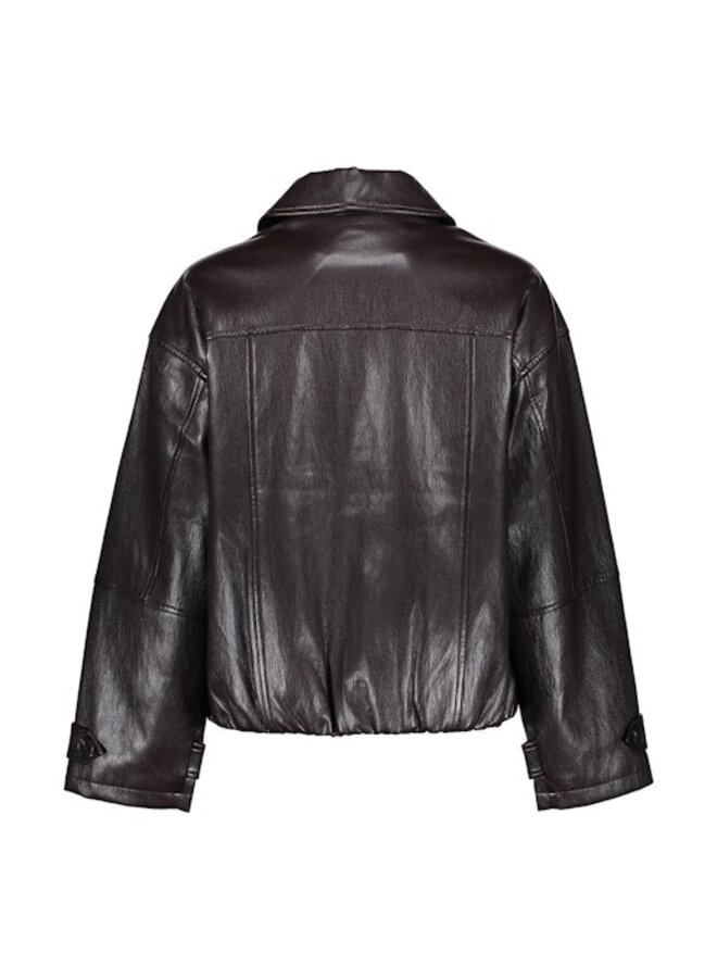 65562-19 785 Geisha Jacket pu dark brown