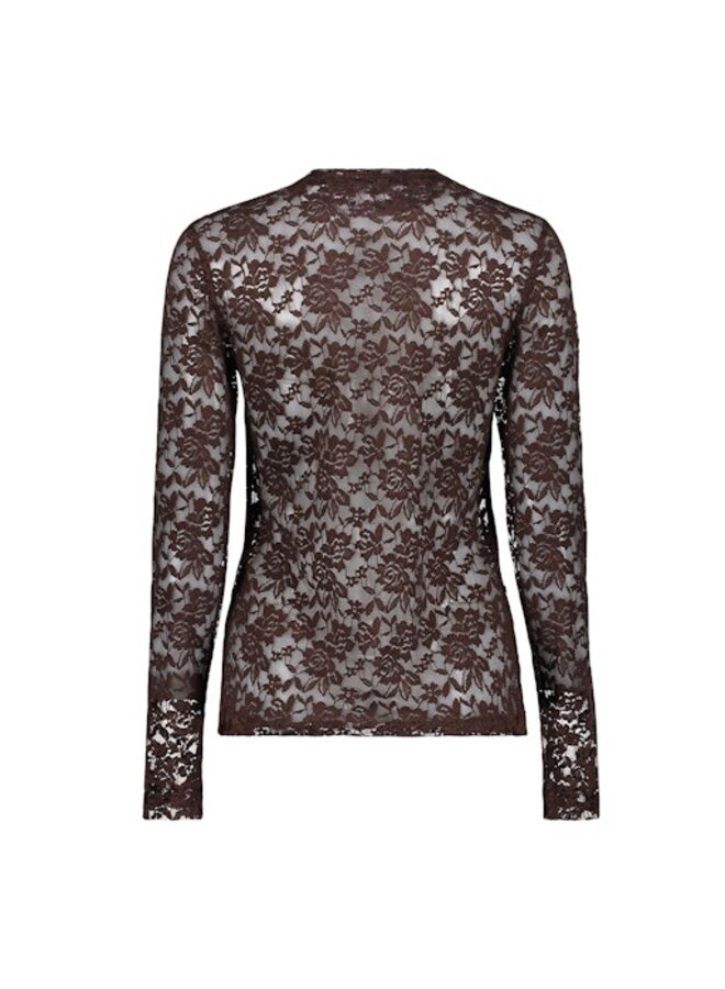 62581-14 775 Geisha Top lace brown