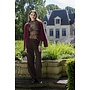 62582-14 720 Geisha Top mesh turtle leopard sand/black