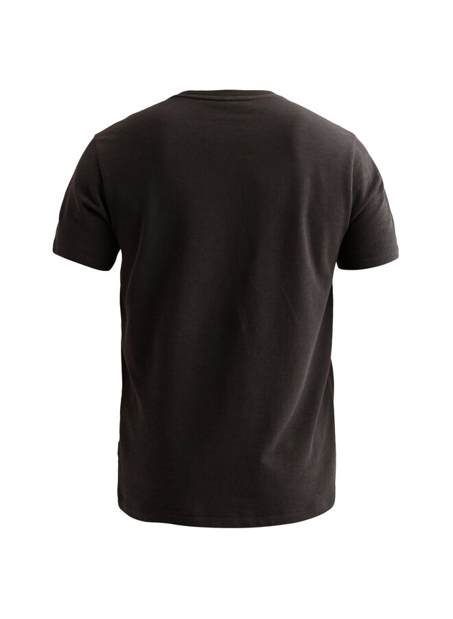 PTSS2609565 9140 PME Legend Short sleeve r-neck light slub terry Obsidian