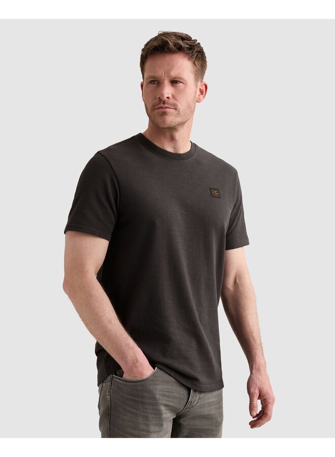 PTSS2609565 9140 PME Legend Short sleeve r-neck light slub terry Obsidian