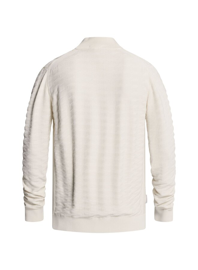 CKW2609316 7555 Cast Iron Half zip collar slim fit comfort blend White Down
