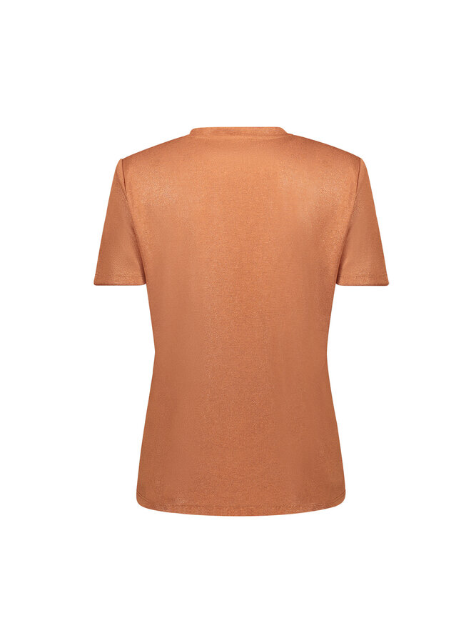 62561-41 735 Geisha T-shirt round neck foil camel