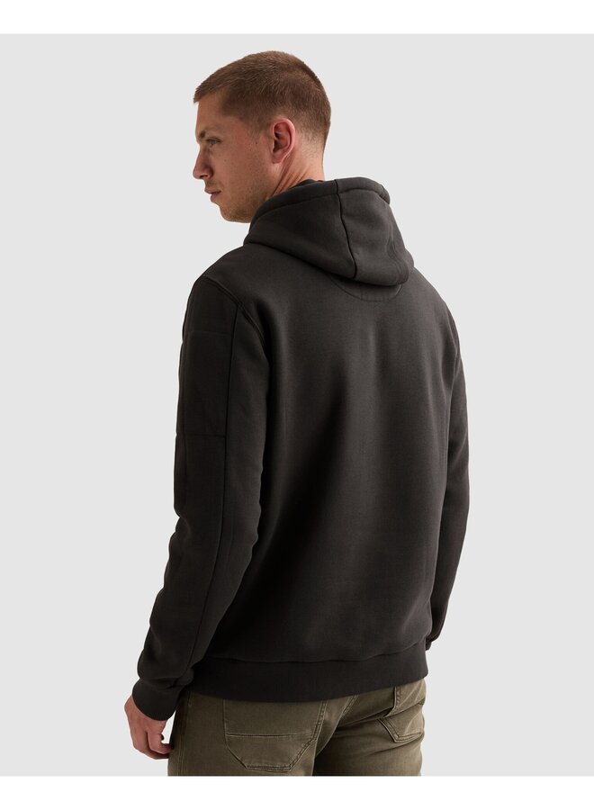 PSW2609454 9140 PME Legend Hooded 3t cross fleece Obsidian
