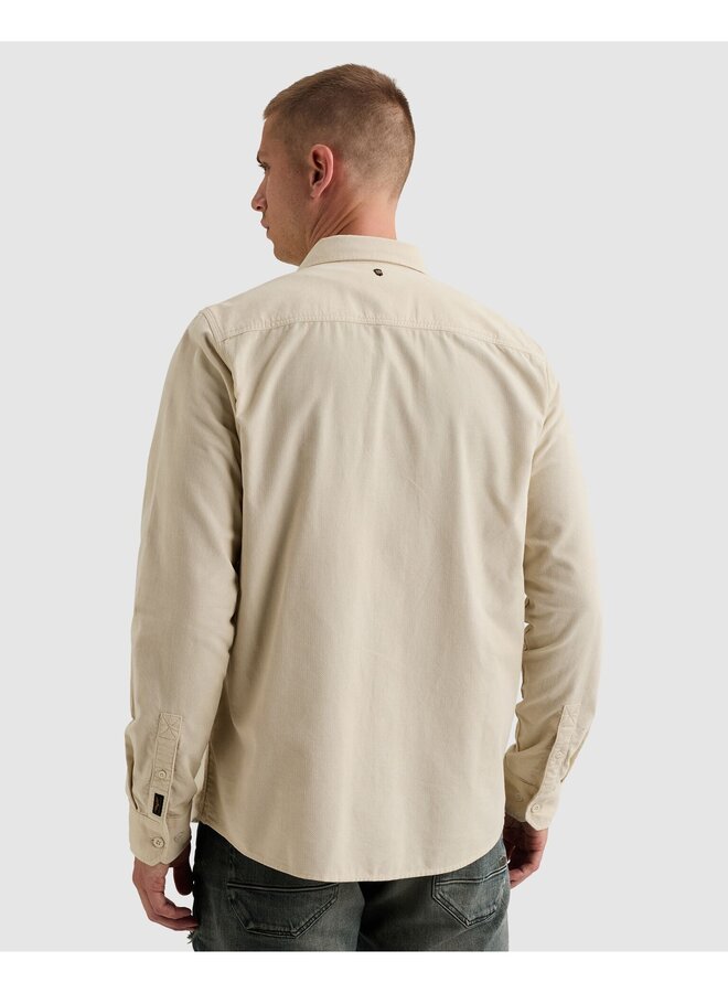 PSI2609260 7013 PME Legend Long sleeve shirt Fine Corduroy Bone White