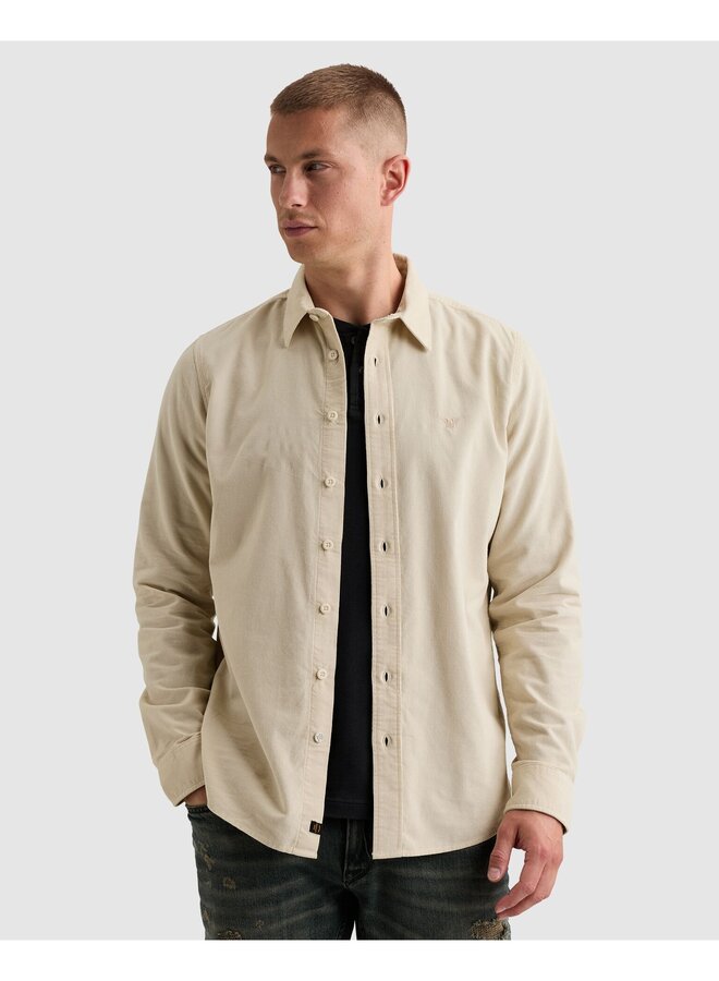 PSI2609260 7013 PME Legend Long sleeve shirt Fine Corduroy Bone White