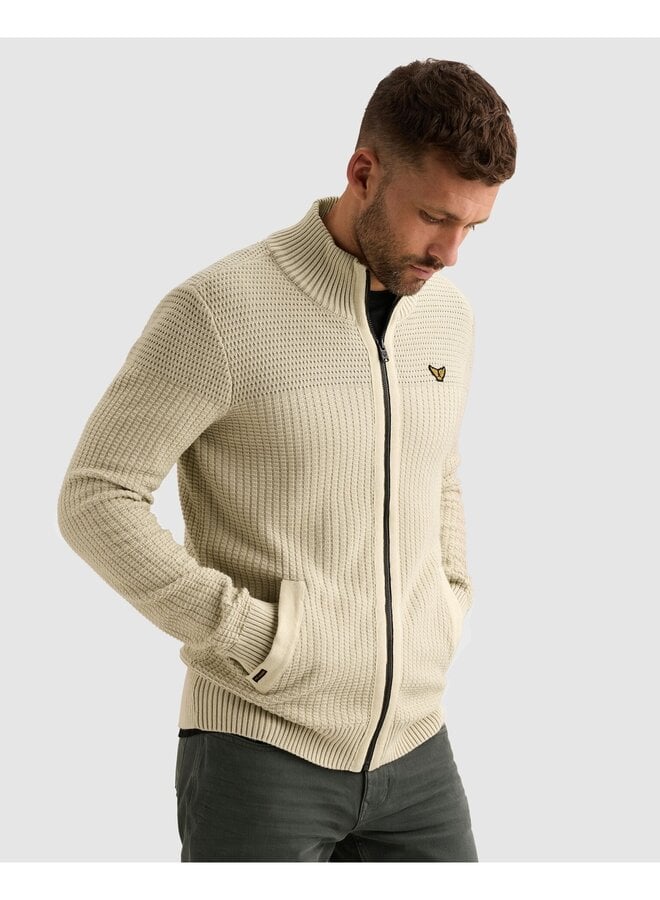 PKC2609356 7013 PME Legend Zip jacket cotton structure Bone White