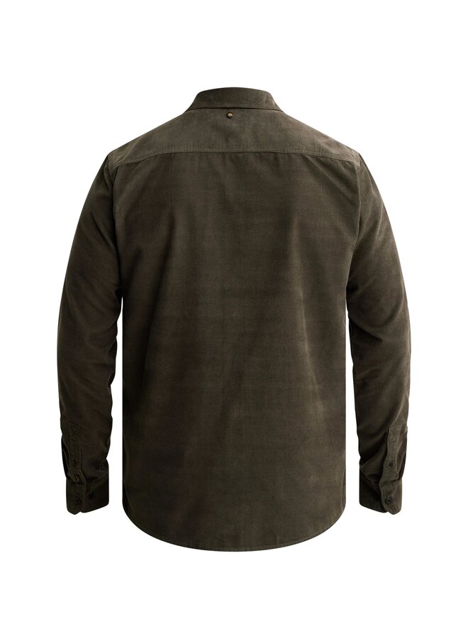 PSI2609260 8039 PME Legend Long sleeve shirt Fine Corduroy Beluga