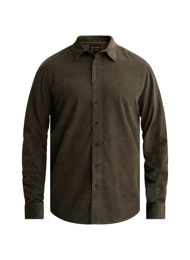 PSI2609260 8039 PME Legend Long sleeve shirt Fine Corduroy Beluga