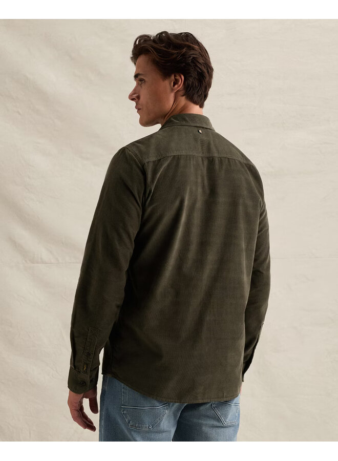 PSI2609260 8039 PME Legend Long sleeve shirt Fine Corduroy Beluga