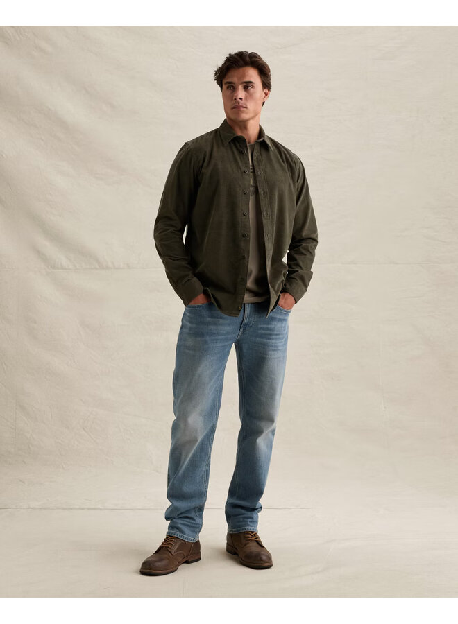 PSI2609260 8039 PME Legend Long sleeve shirt Fine Corduroy Beluga