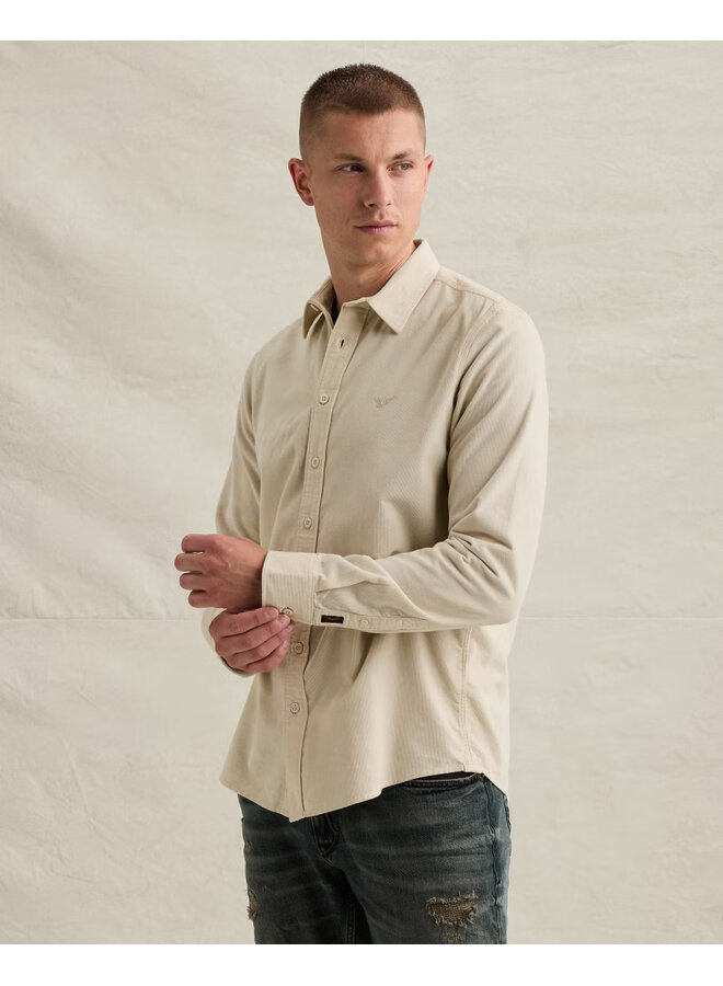 PSI2609260 7013 PME Legend Long sleeve shirt Fine Corduroy Bone White