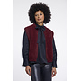 Bryanna.7002611 Rino en Pelle Blouse with bow tie neck Dark navy