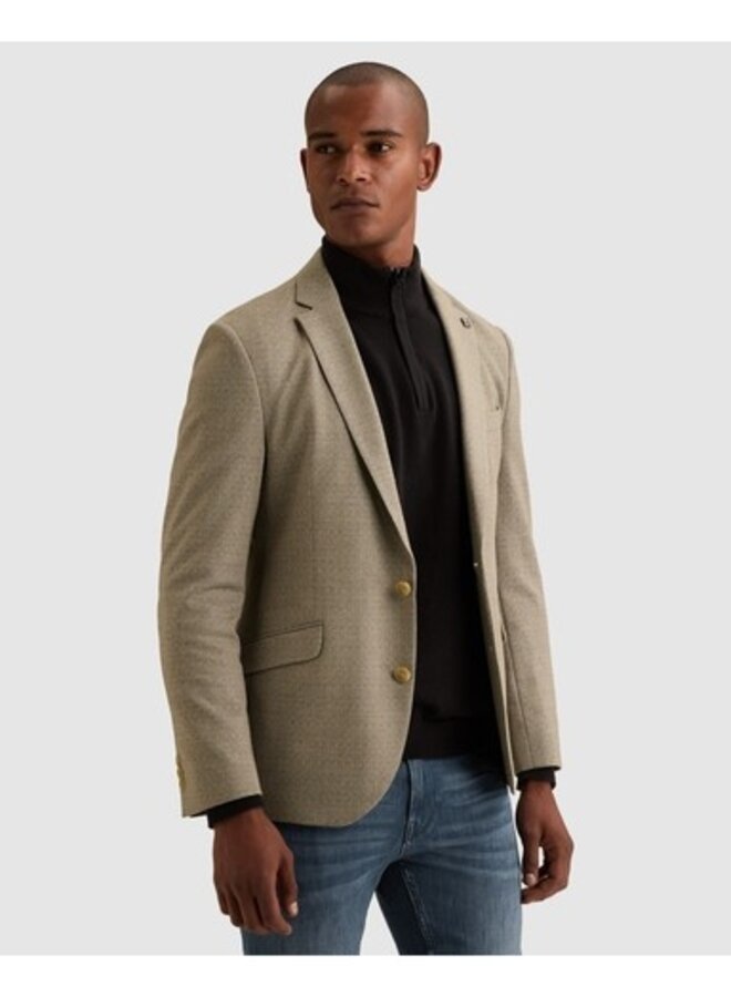 VBL2609180 8265 Vanguard Blazer STRETCH PRINT Pure Cashmere