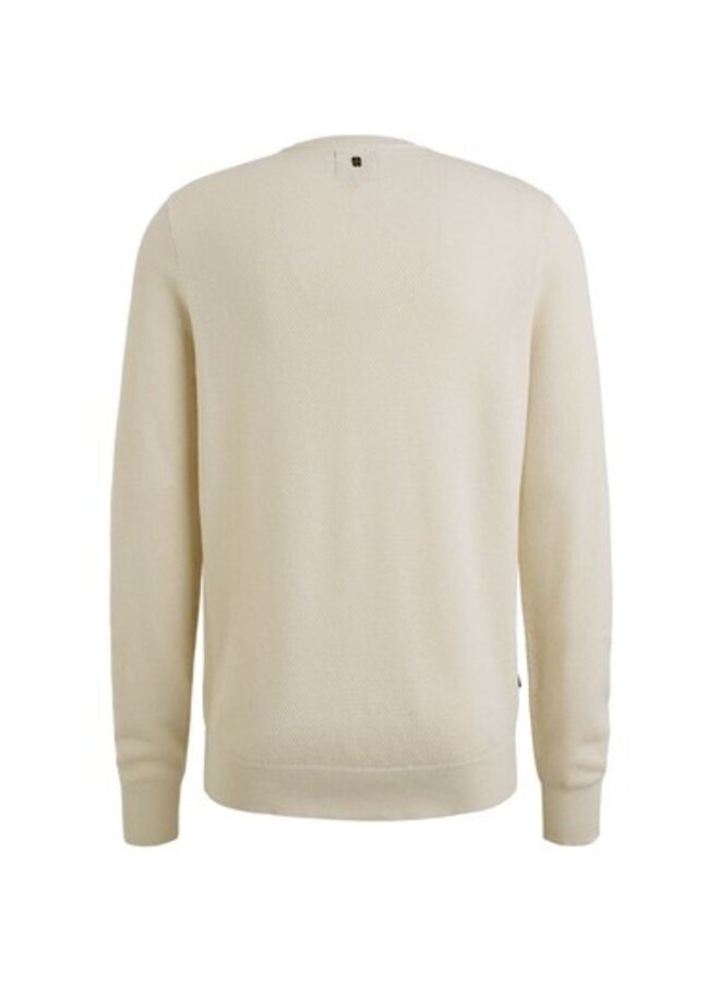 PKW0000334 910 PME Legend R-neck cotton modal Bone white melee