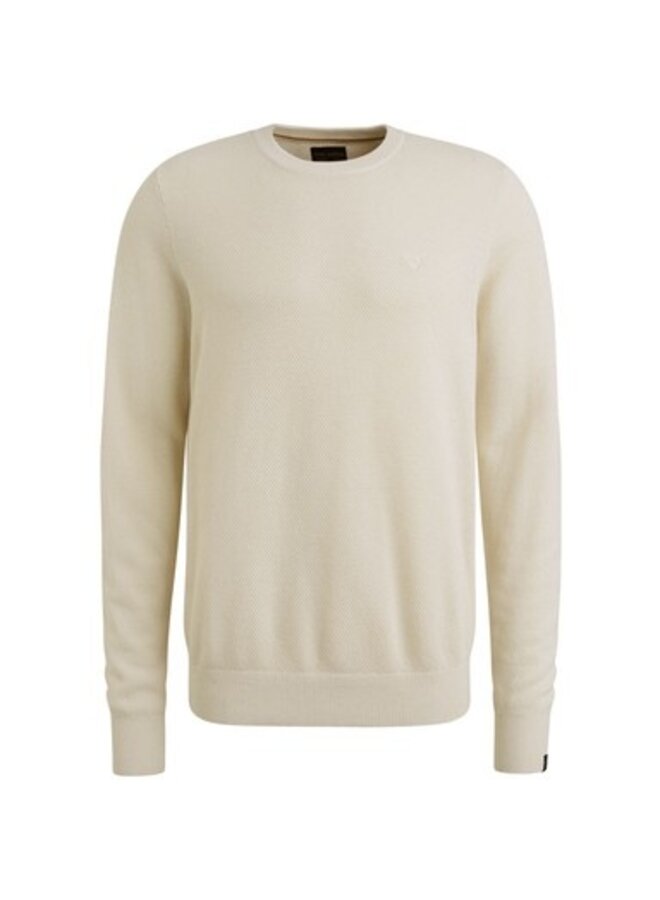 PKW0000334 910 PME Legend R-neck cotton modal Bone white melee