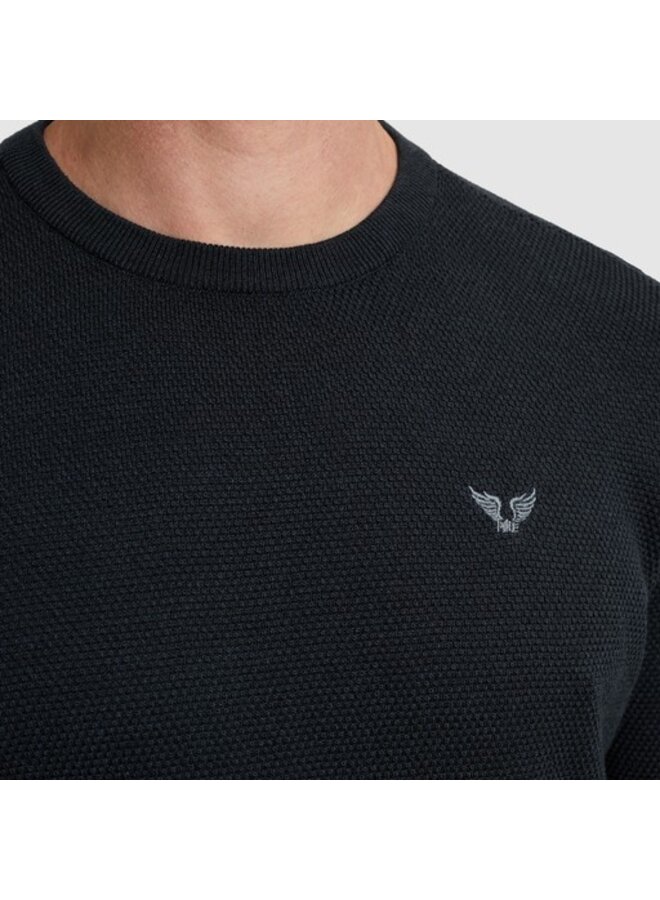 PKW0000334 5281 PME Legend R-neck cotton modal Salute Navy