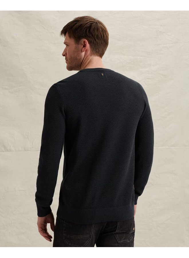PKW0000334 5281 PME Legend R-neck cotton modal Salute Navy
