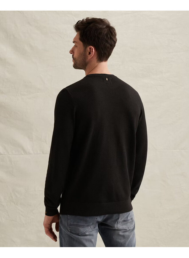 PKW0000334 999 PME Legend R-neck cotton modal Black