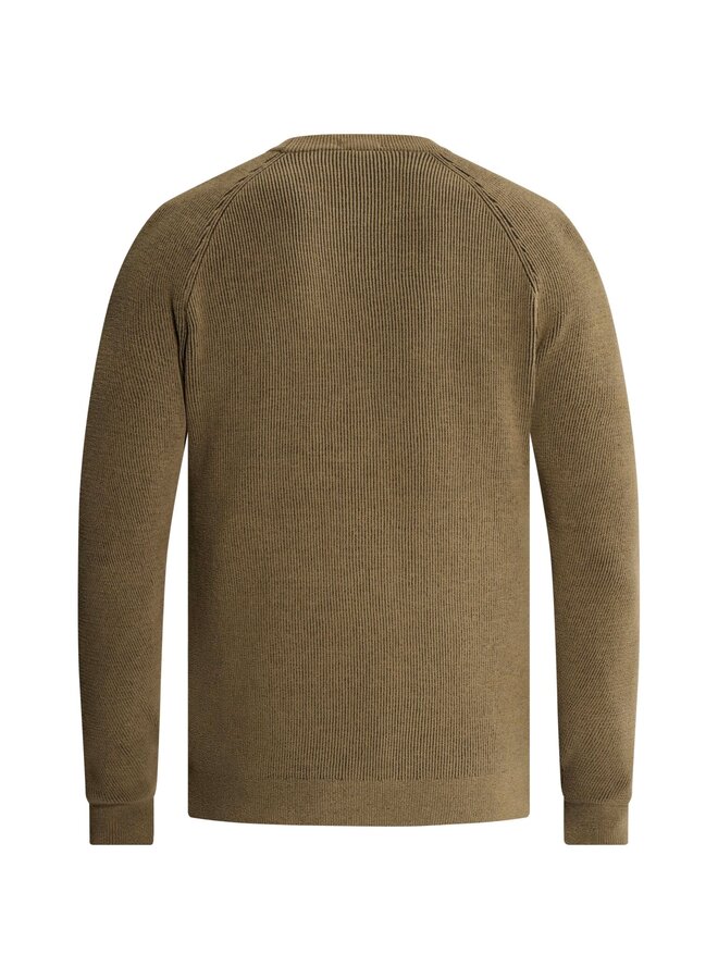 CKW2609313 8026 Cast Iron Crewneck regular fit soft blend Walnut