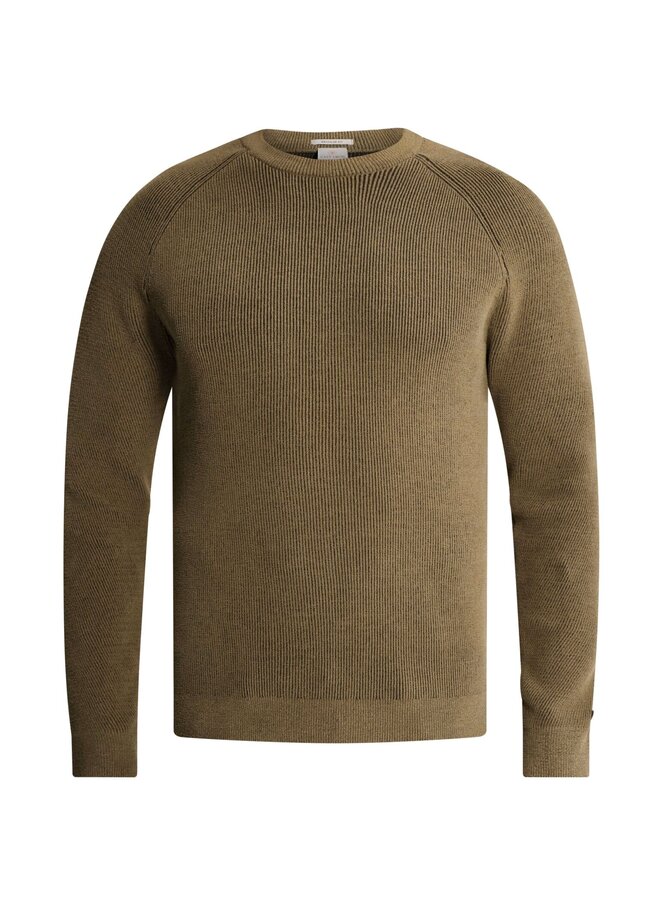 CKW2609313 8026 Cast Iron Crewneck regular fit soft blend Walnut