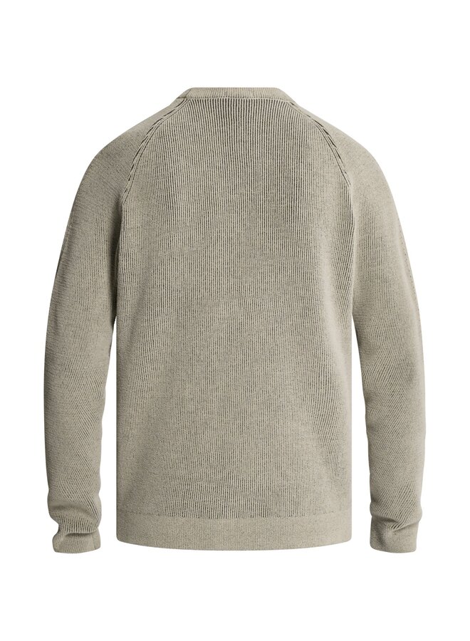 CKW2609313 6412 Cast Iron Crewneck regular fit soft blend Abbey Stone
