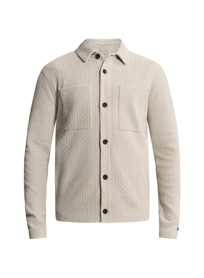 CKC2609352 7555 Cast Iron Button jacket slim fit soft blend White Down