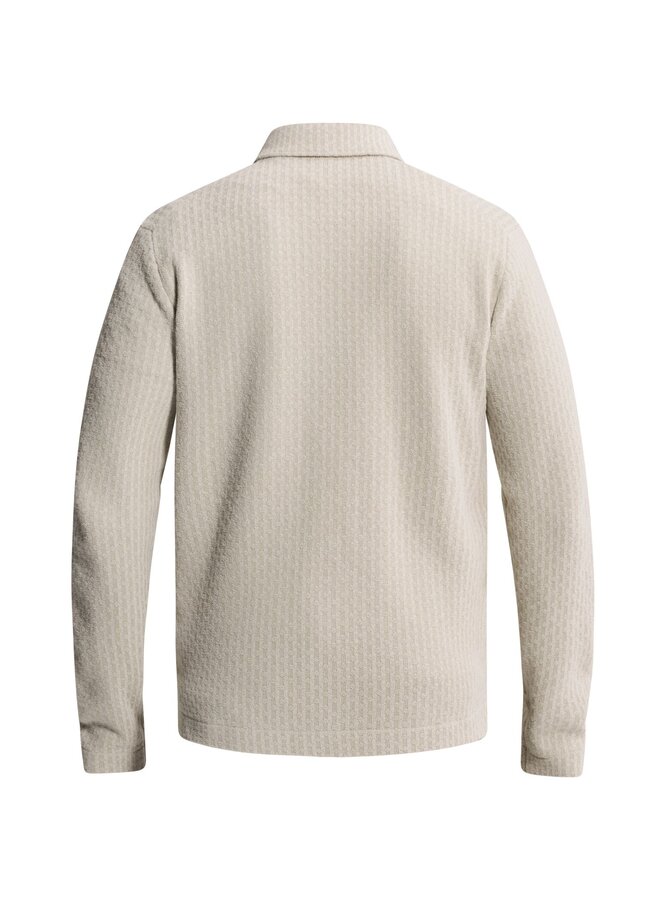 CKC2609352 7555 Cast Iron Button jacket slim fit soft blend White Down