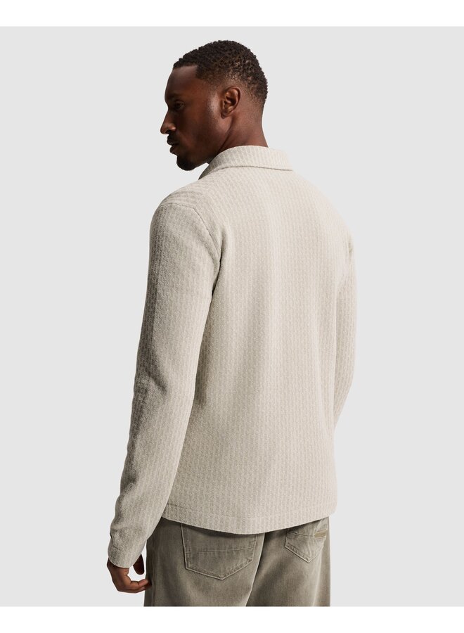 CKC2609352 7555 Cast Iron Button jacket slim fit soft blend White Down