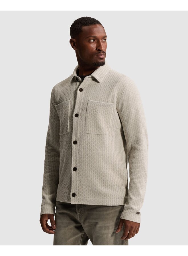 CKC2609352 7555 Cast Iron Button jacket slim fit soft blend White Down