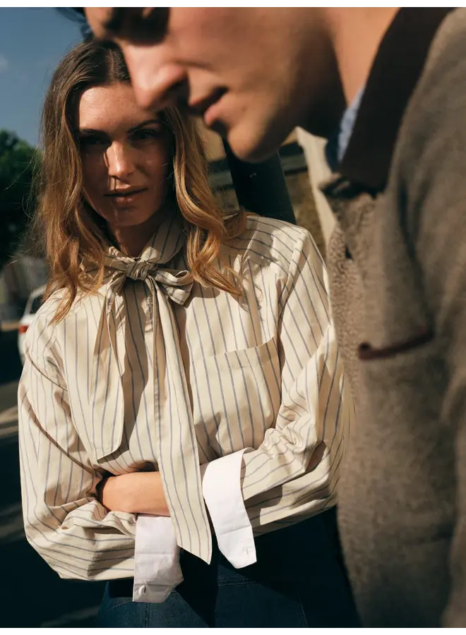 181970 128 MosMosh MMKeeva Lilou Shirt Oxford Tan