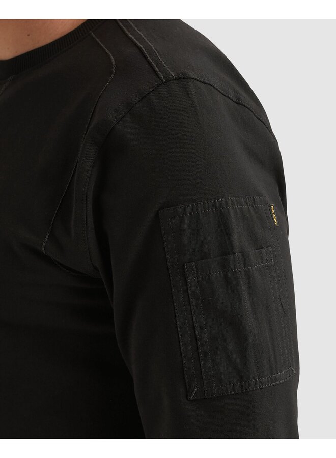 PLS0000431 999 PME Legend Airstrip sweat Black
