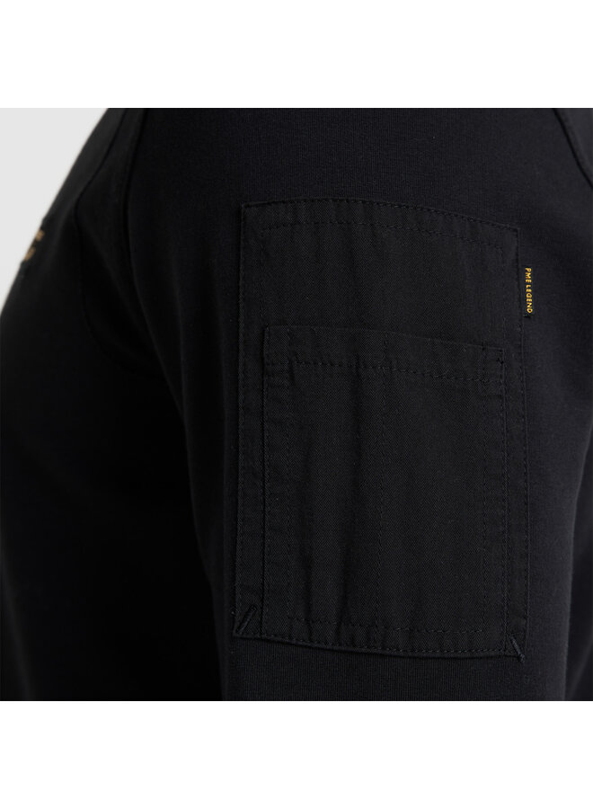 PLS0000431 999 PME Legend Airstrip sweat Black