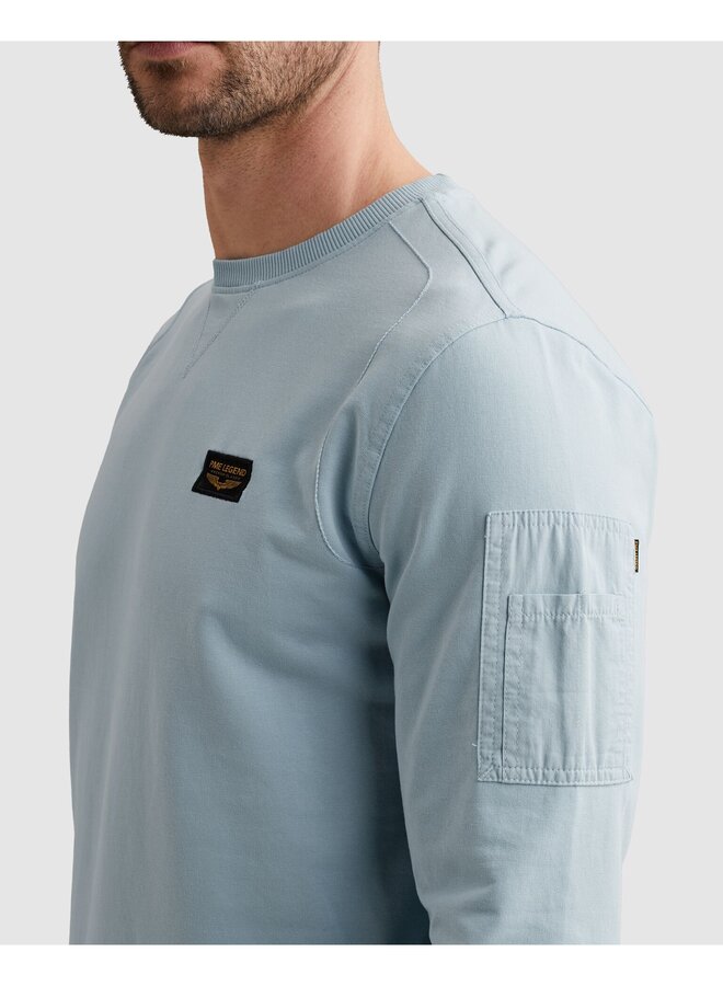 PLS0000431 5326 PME Legend Airstrip Sweat Airy blue