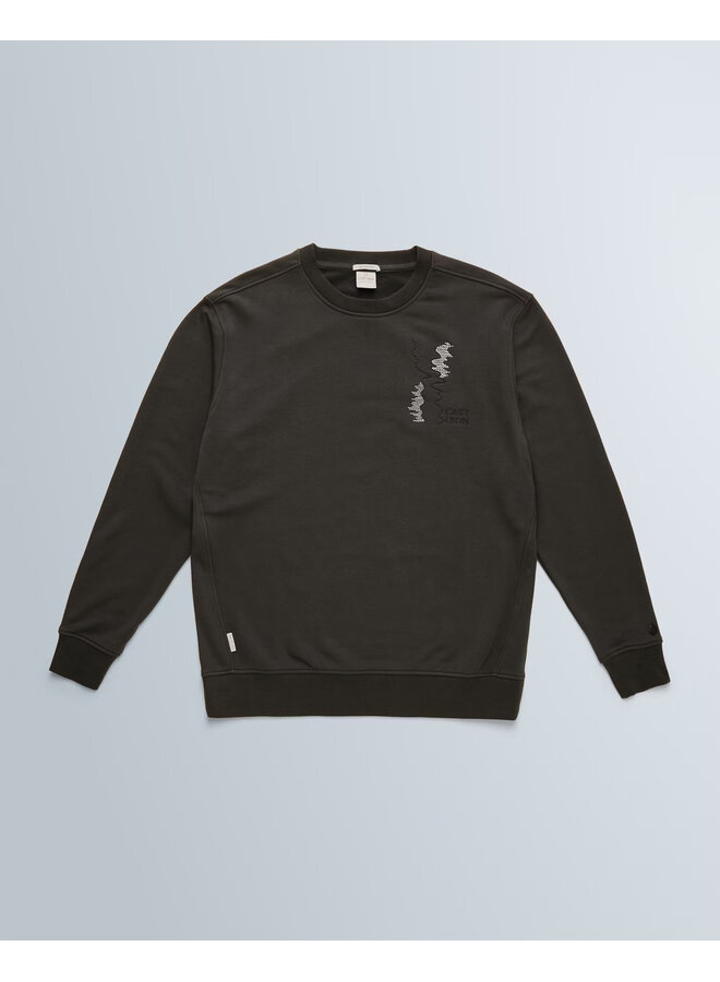 CSW2609445 9167 Cast Iron Crewneck relaxed fit graphic Clever Crows