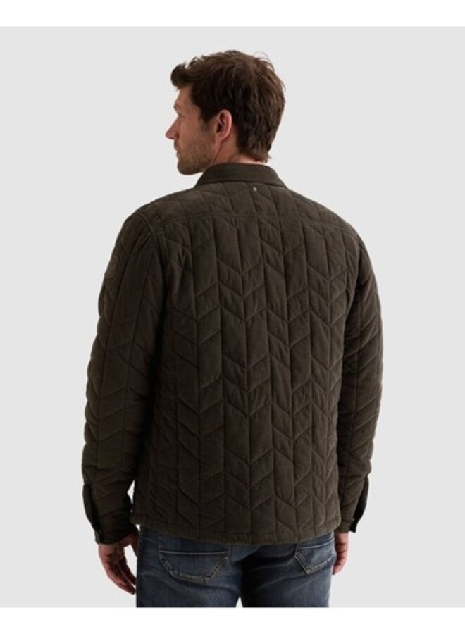 PSI2609274 8039 PME Legend Long sleeve shirt Fine Quilted Corduroy Beluga