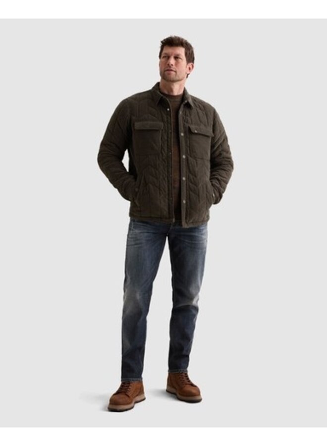 PSI2609274 8039 PME Legend Long sleeve shirt Fine Quilted Corduroy Beluga