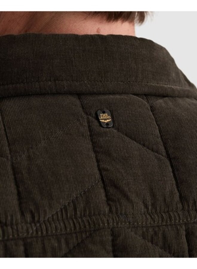 PSI2609274 8039 PME Legend Long sleeve shirt Fine Quilted Corduroy Beluga